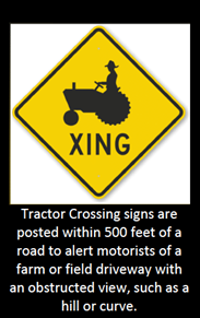 tractor crossing